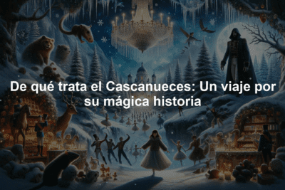 De qué trata el Cascanueces: Un viaje por su mágica historia