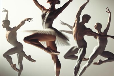 posiciones de ballet con sus